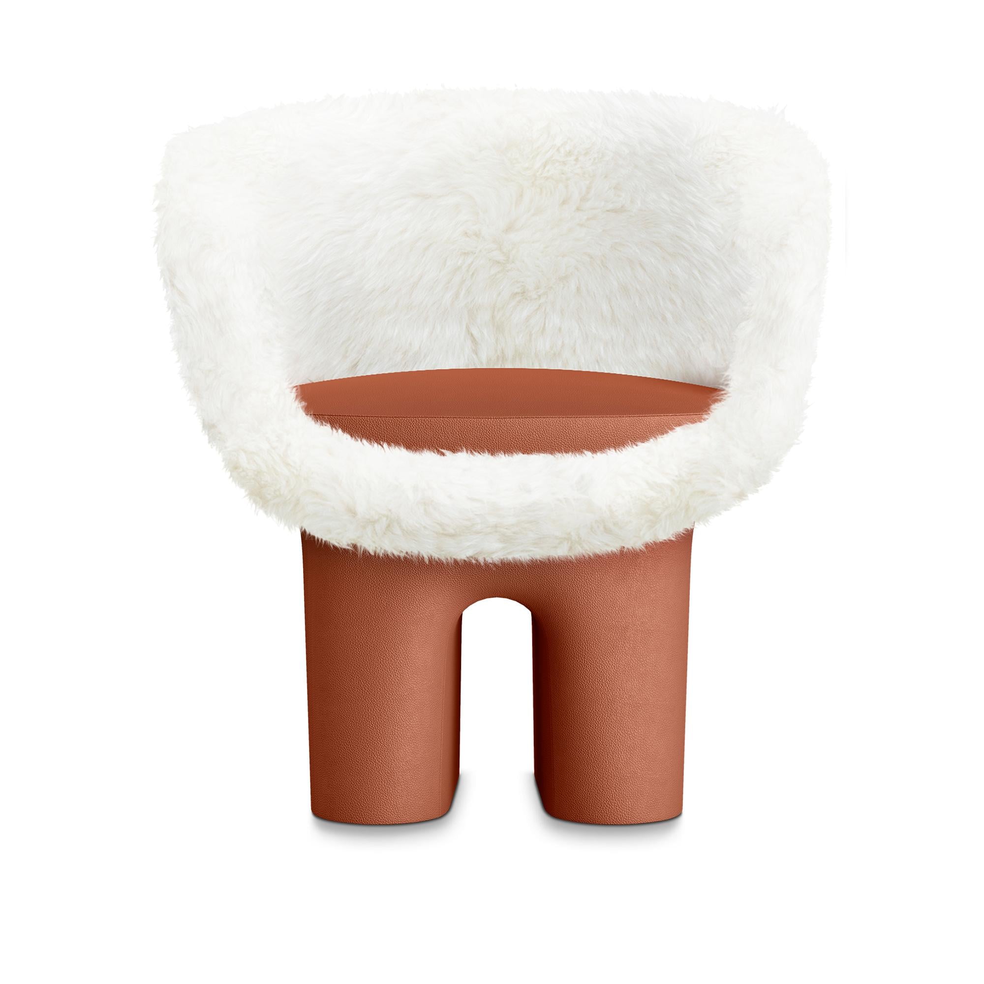 Ghế Dolls Fur - Raw Edges Fur in Rương, Phụ kiện du lịch và Trang trí nội thất