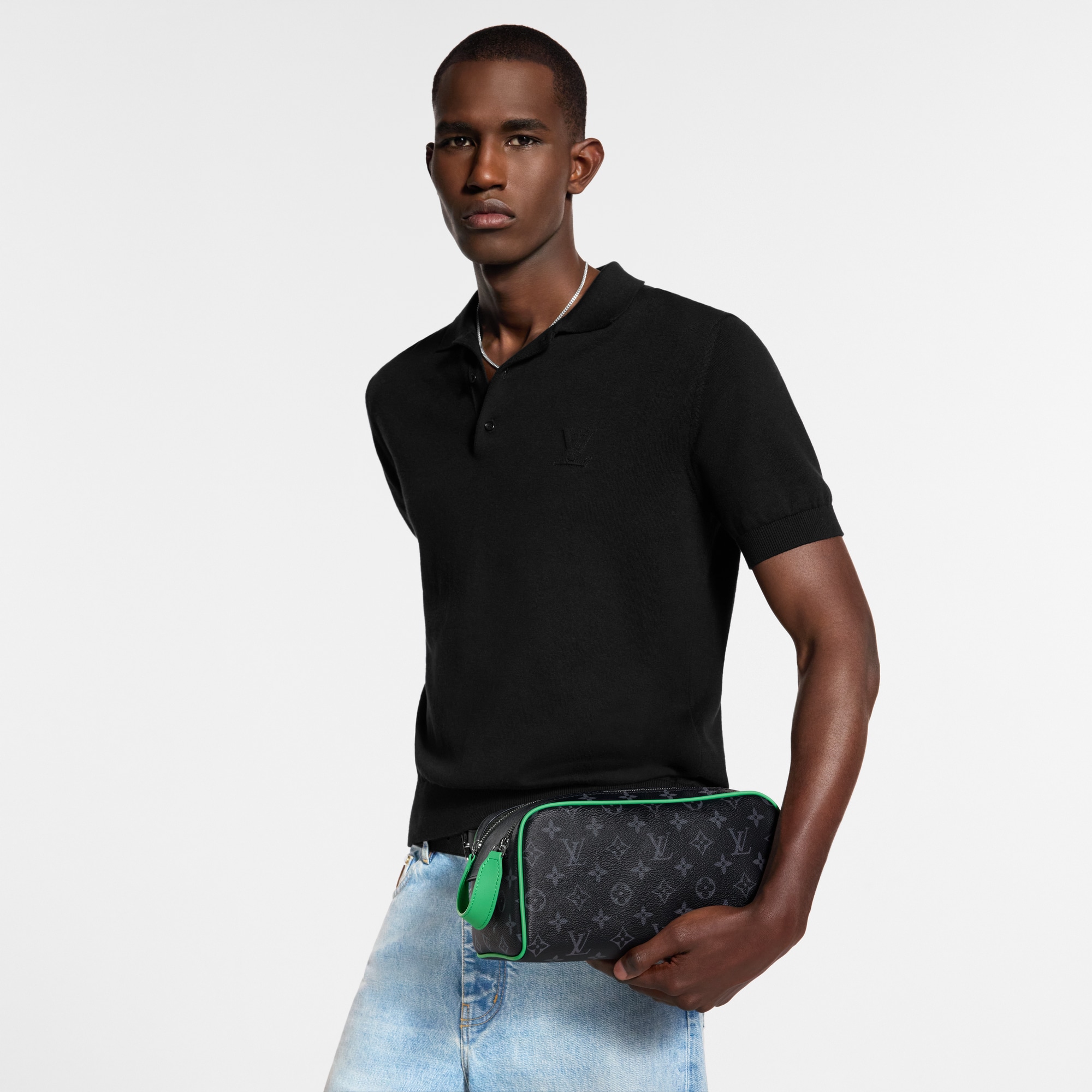 Túi Dopp Kit Monogram Eclipse in Đồ Nam