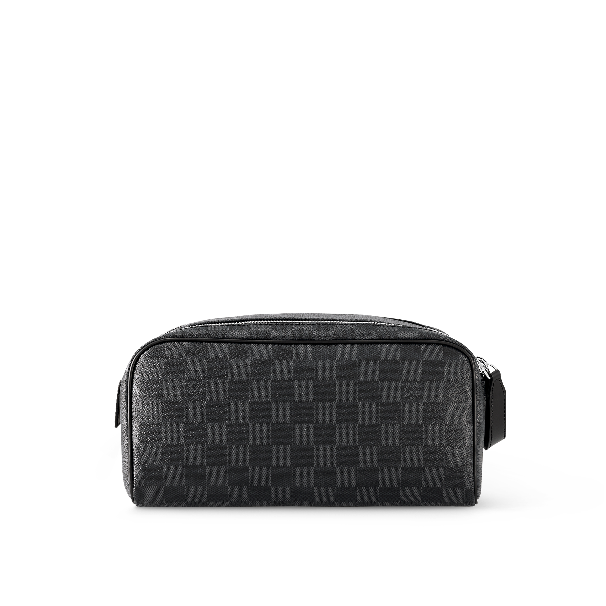 Túi Dopp Kit Toilet Pouch Damier Graphite Canvas in Đồ Nam