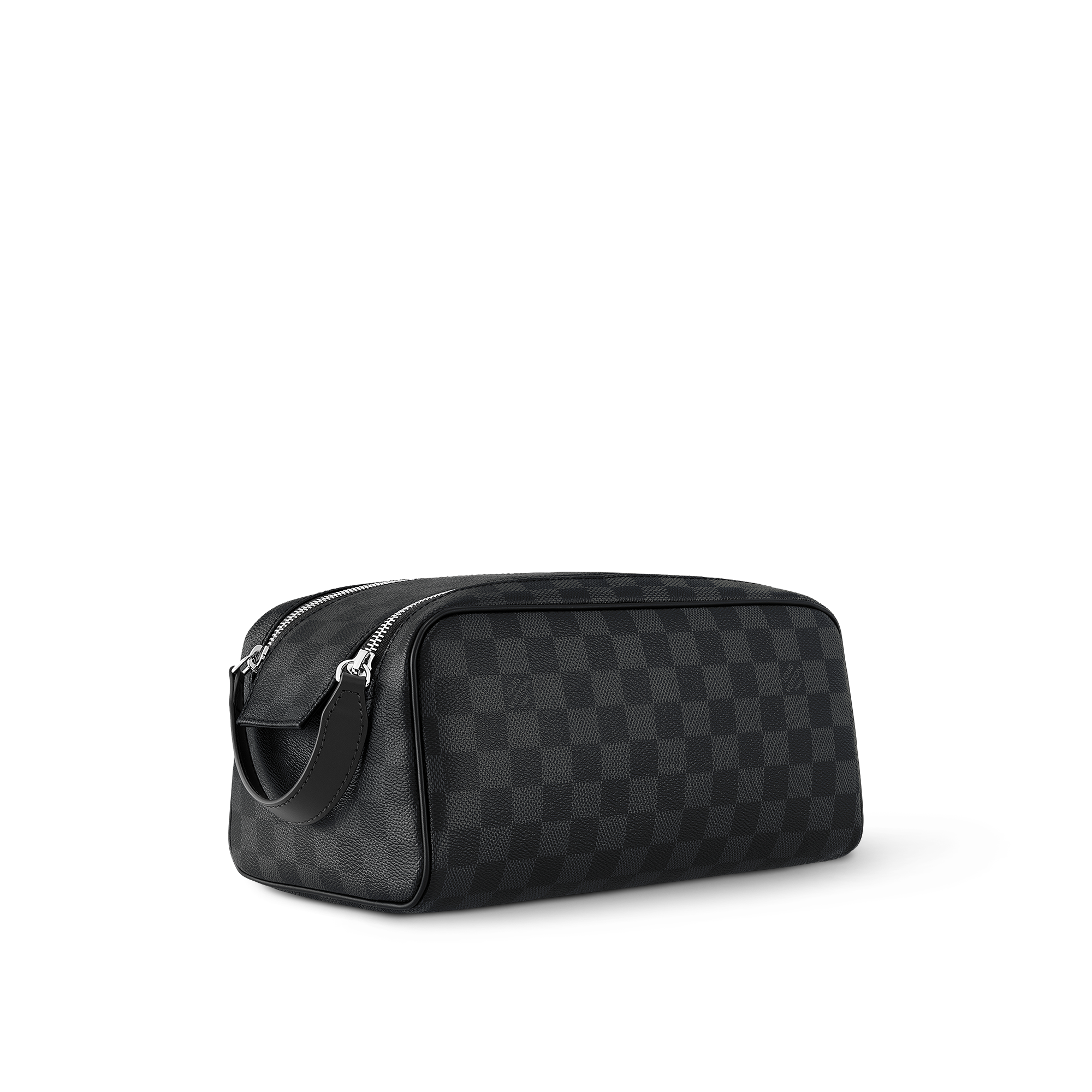 Túi Dopp Kit Toilet Pouch Damier Graphite Canvas in Đồ Nam