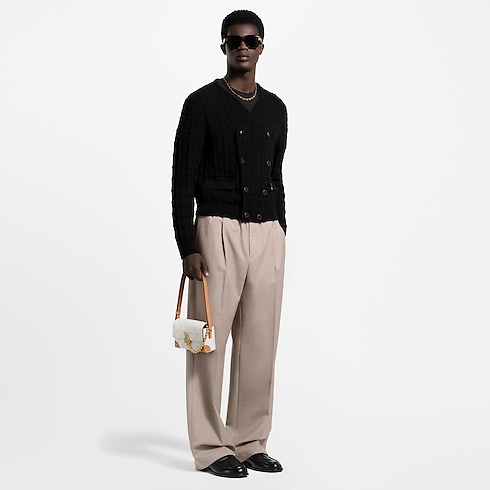 Áo Khoác Dệt Kim in Đồ Nam's Trang phục Tất cả Trang phục collections by Louis Vuitton (Thu phóng sản phẩm)