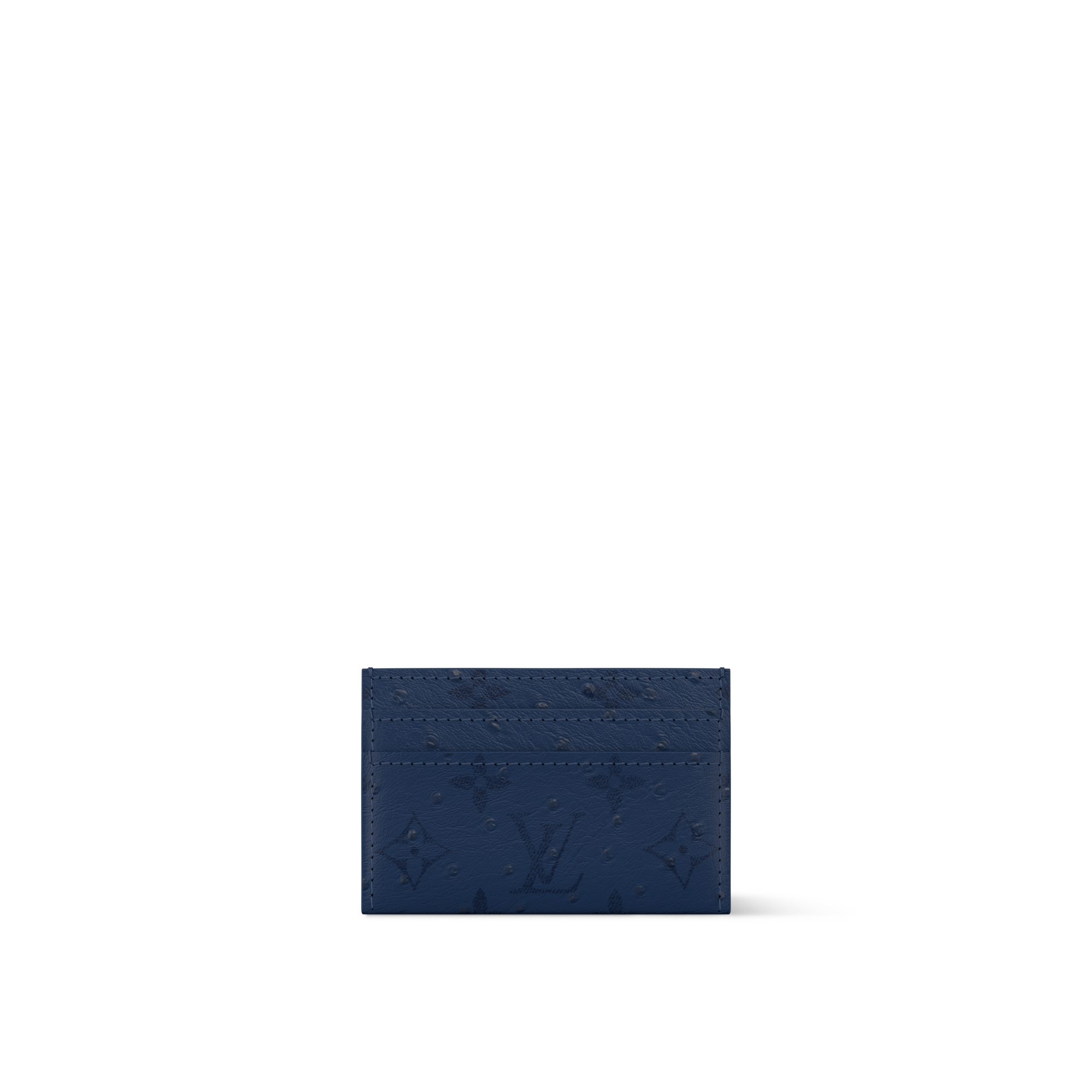 Double Card Holder Autruche in Đồ Nam