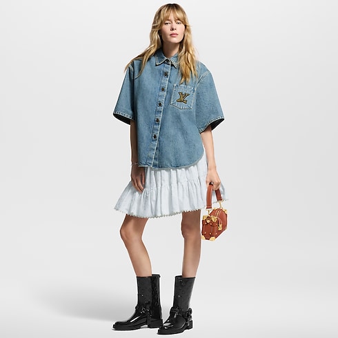 Giày Bốt Đi Mưa Drops in Đồ Nữ's Giày Giày bốt collections by Louis Vuitton (Thu phóng sản phẩm)