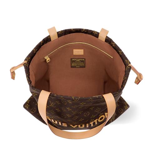 Túi Dust Bag Tote Louis Vuitton Silk Tech interior view