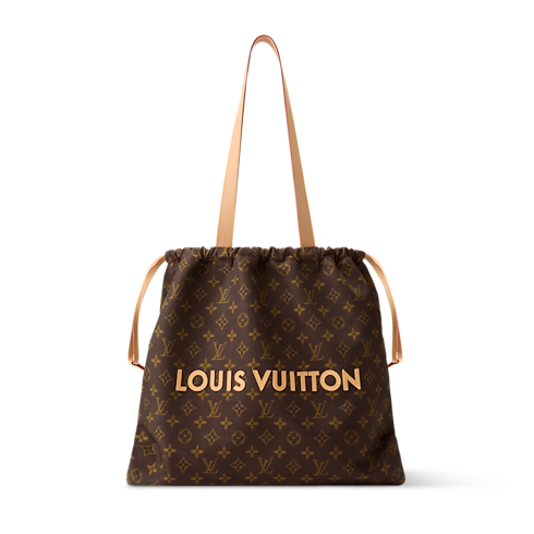 Túi Dust Bag Tote Louis Vuitton Silk Tech front view
