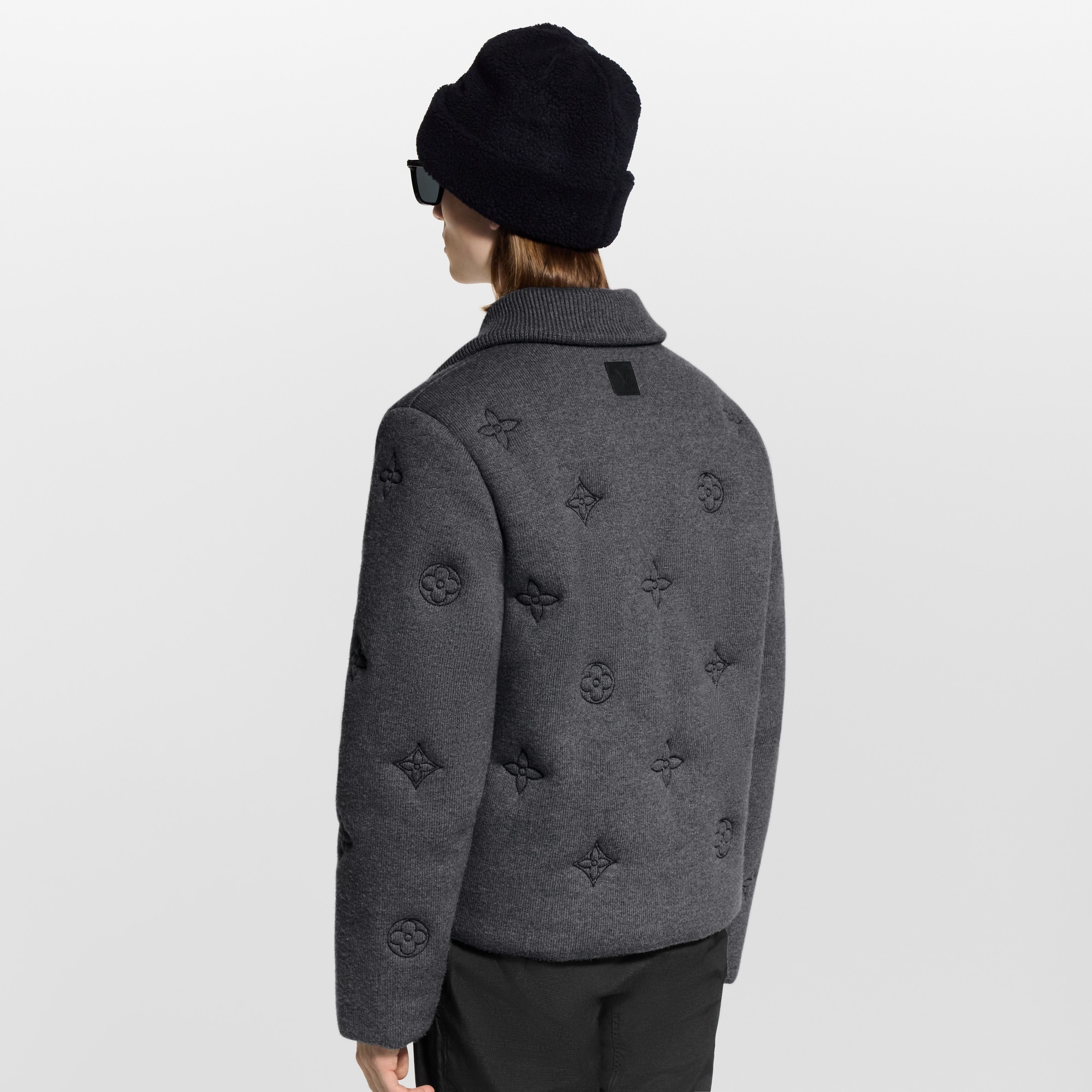 Elegant Monogram Knitted Down Blouson  in Sản phẩm mới