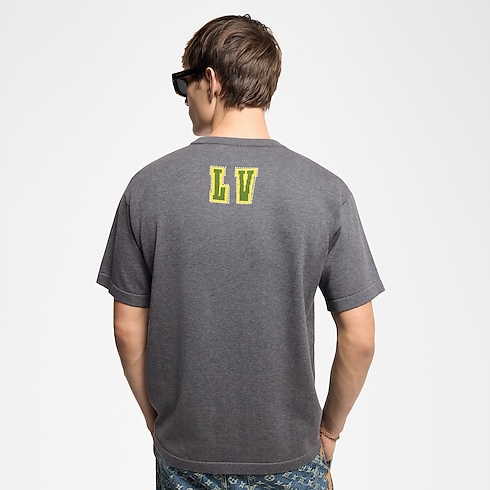 Áo Dệt Kim in Đồ Nam's Trang phục Tất cả Trang phục collections by Louis Vuitton (Thu phóng sản phẩm)