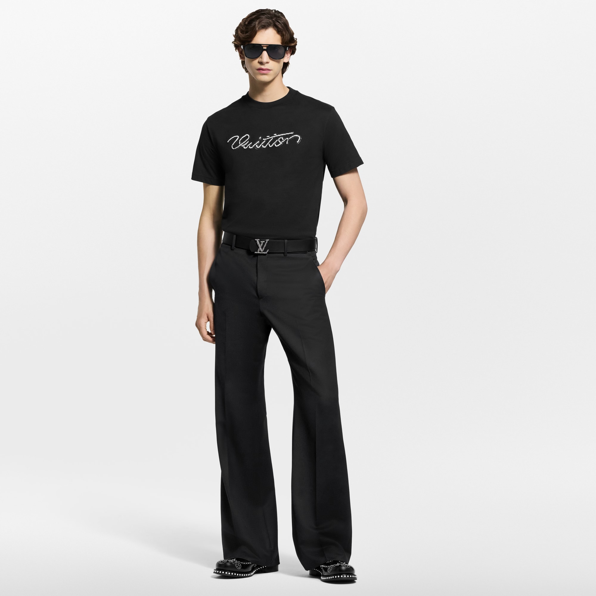 Embellished Signature Short-Sleeved T-Shirt  in Đồ Nam