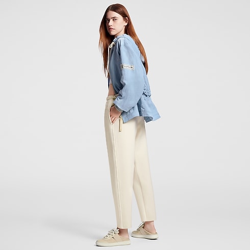 Quần Dài Dáng Thể Thao in Đồ Nữ's Trang phục Quần dài collections by Louis Vuitton (Thu phóng sản phẩm)