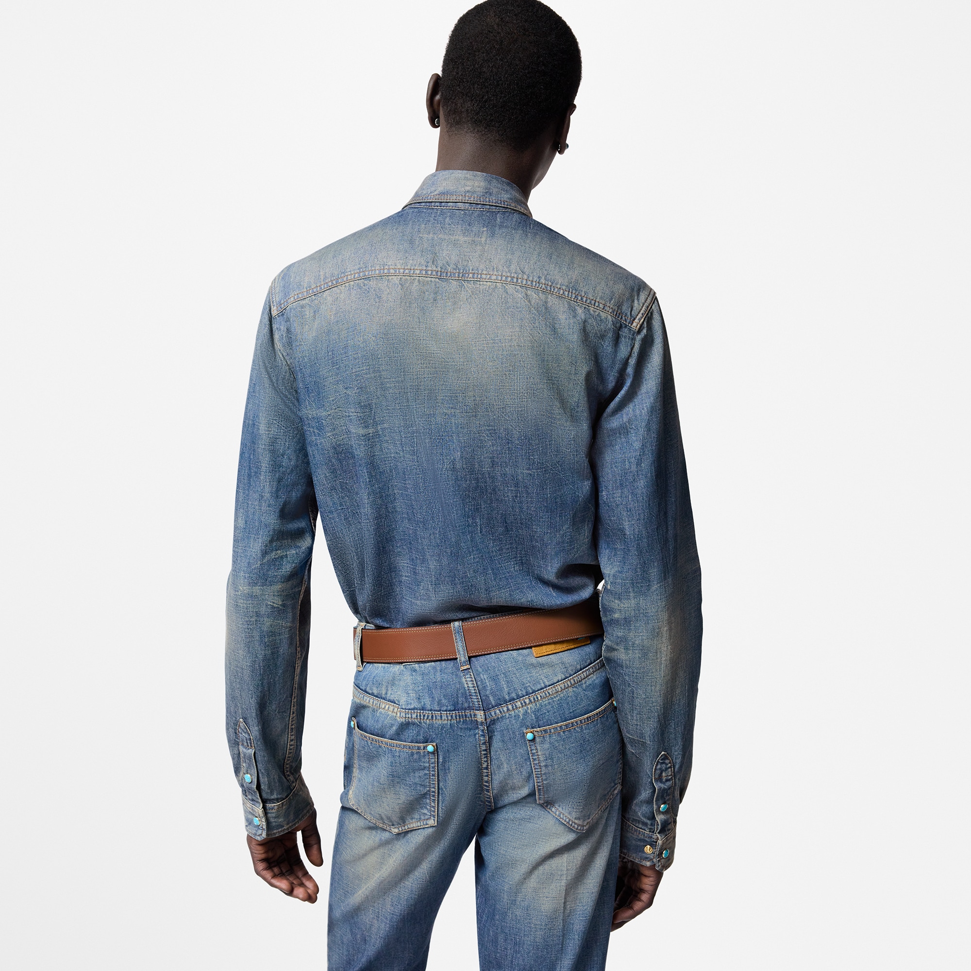 Áo Sơ Mi Denim  in Đồ Nam