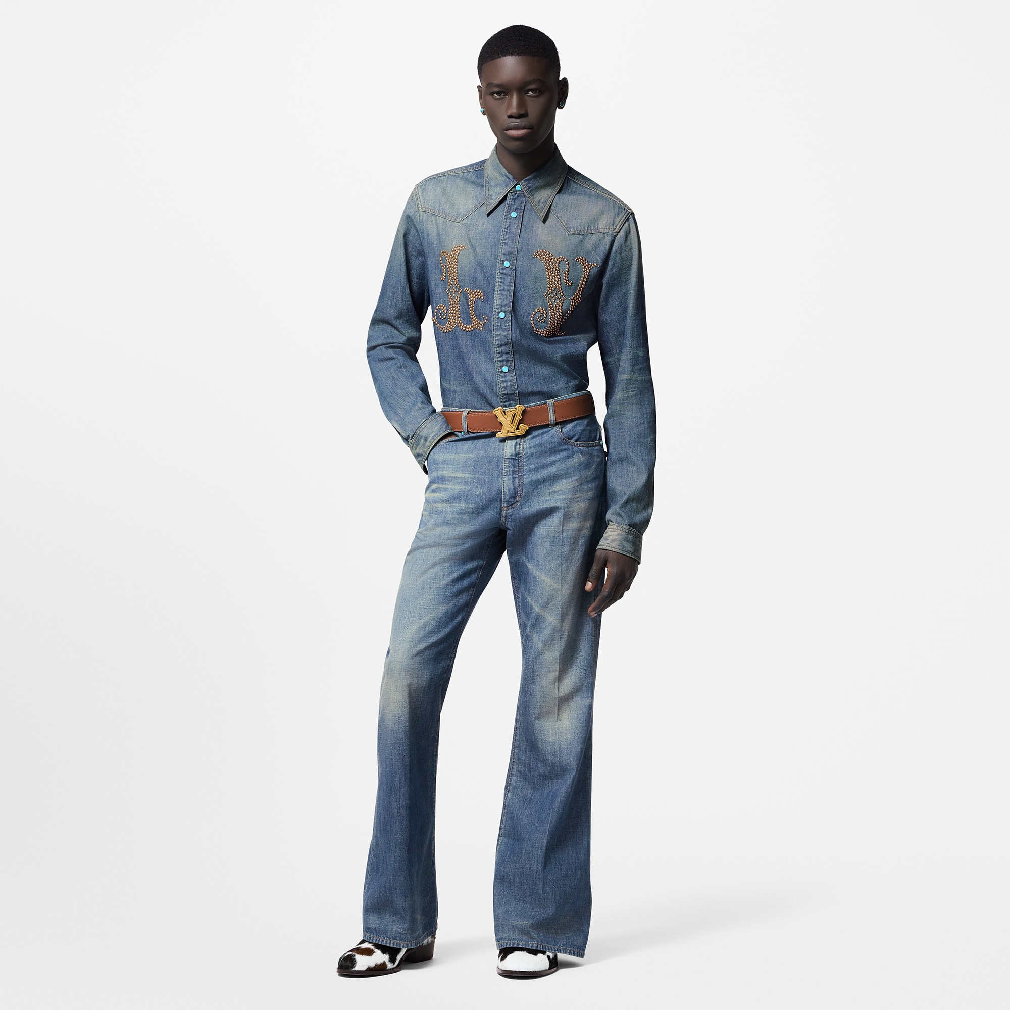 Áo Sơ Mi Denim  in Đồ Nam