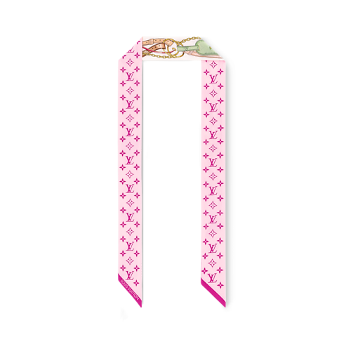 Khăn Lụa Flower And Straps BB . in Đồ Nữ's Phụ kiện Khăn lụa collections by Louis Vuitton (Thu phóng sản phẩm)