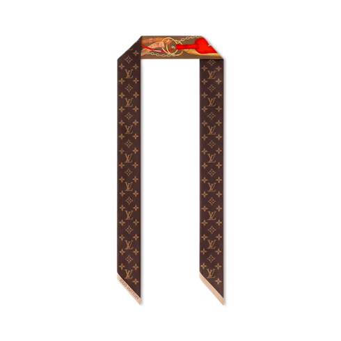 Khăn Lụa Flower And Straps BB . in Đồ Nữ's Phụ kiện Khăn lụa collections by Louis Vuitton (Thu phóng sản phẩm)