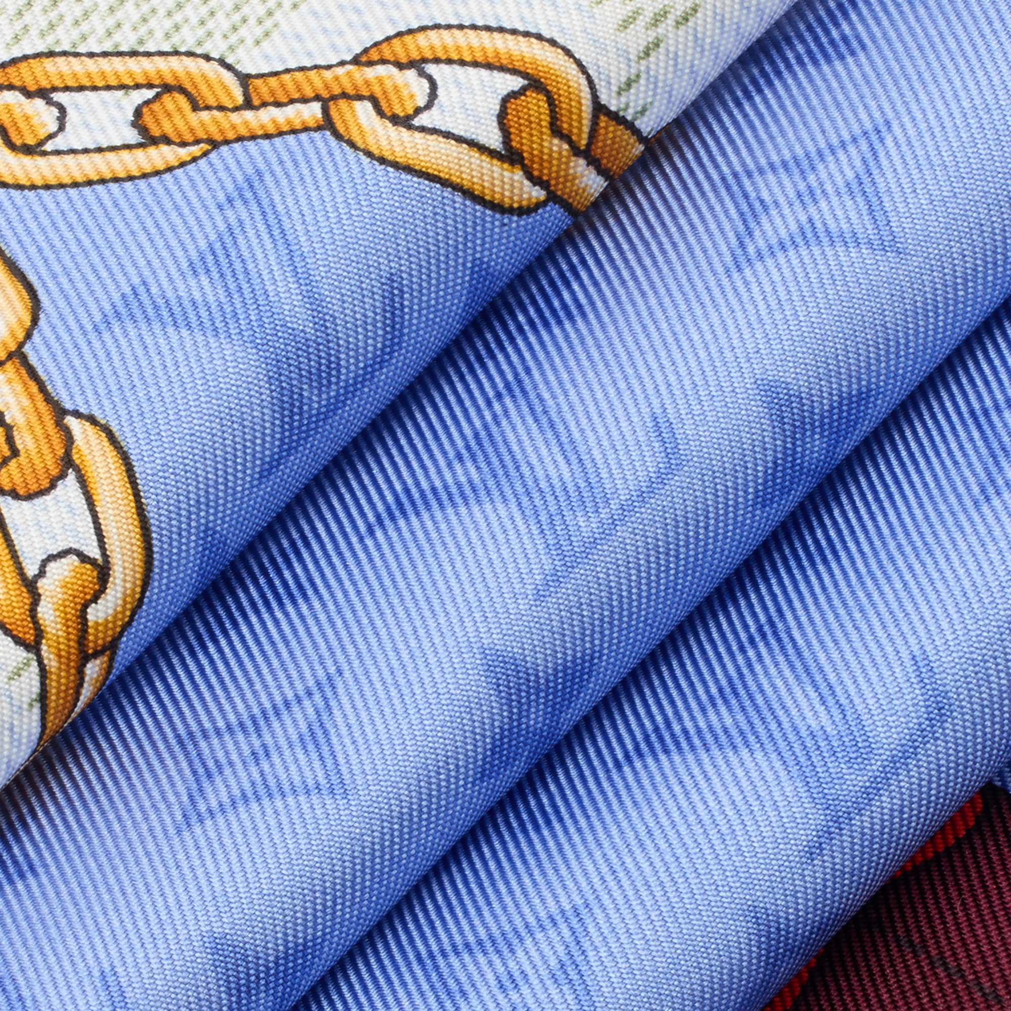 Khăn Lụa Vuông Flower And Straps 90 . in Đồ Nữ