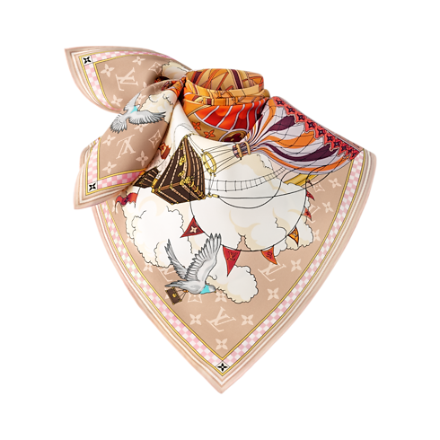 Khăn Lụa Vuông From The Cloud 90 . in Đồ Nữ's Phụ kiện Khăn lụa collections by Louis Vuitton (Thu phóng sản phẩm)