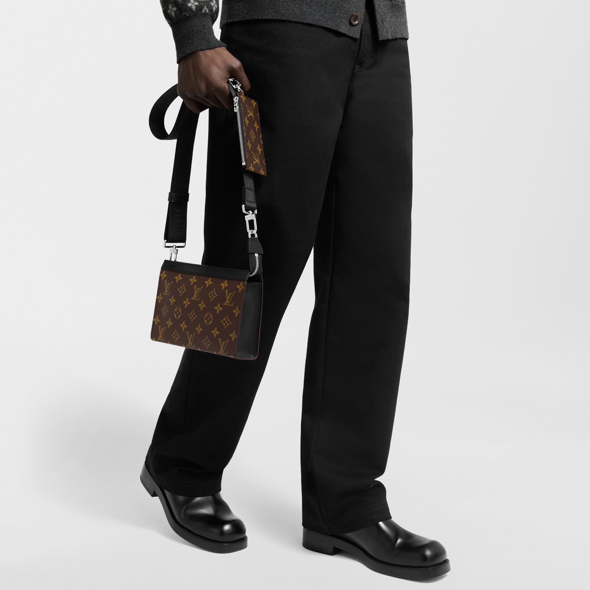 Túi Gaston Monogram Macassar Canvas in Đồ Nam