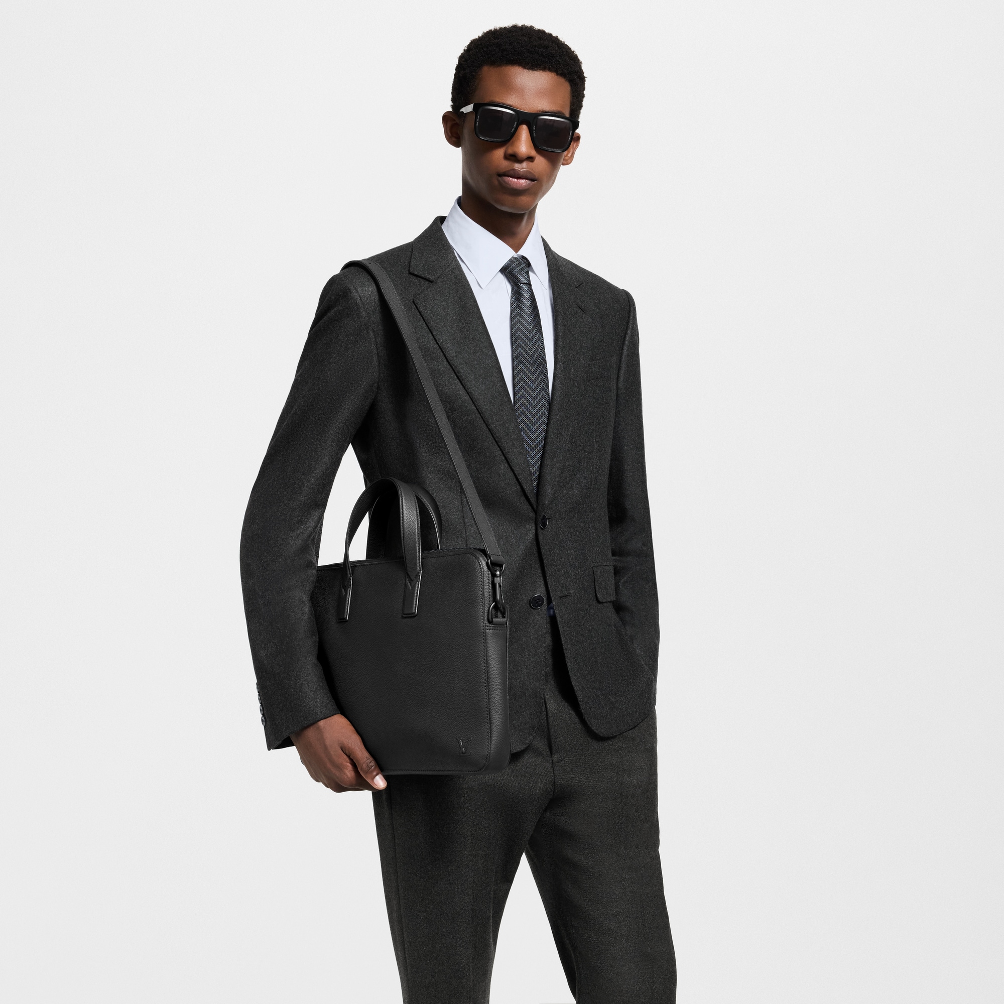 Cặp Xách Tay Gate LV Aerogram in Túi và Phụ kiện bằng da