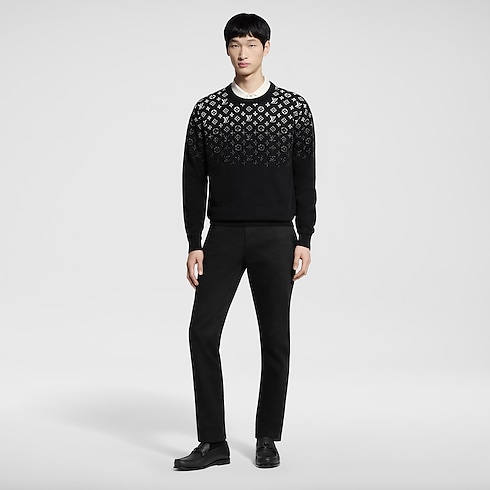 Áo Dệt Kim in Đồ Nam's Trang phục Tất cả Trang phục collections by Louis Vuitton (Thu phóng sản phẩm)