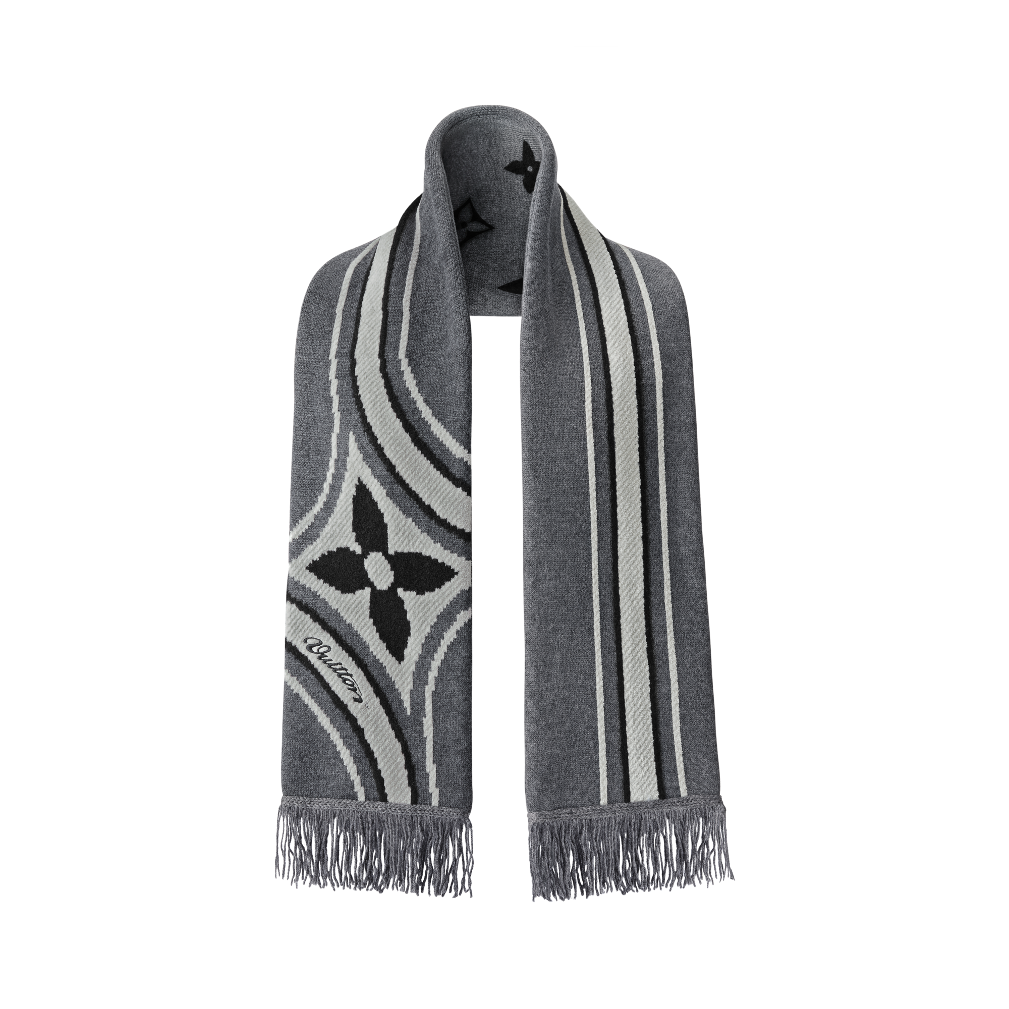 Graphic Flower Scarf . in Đồ Nam