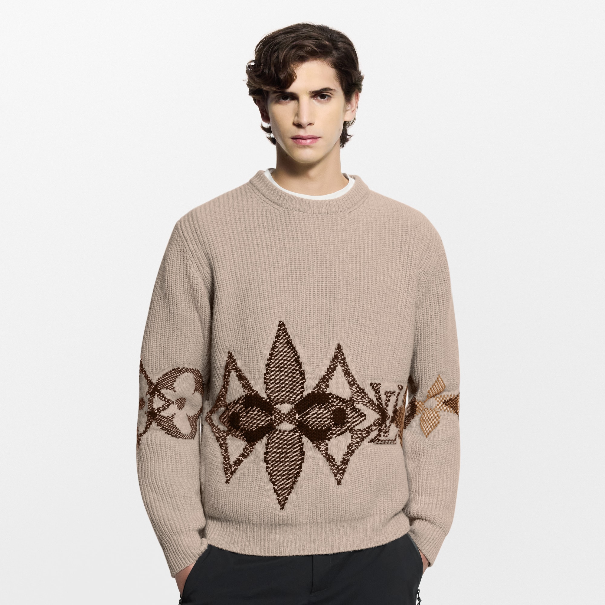 Graphic Knitted Crewneck  in Sản phẩm mới