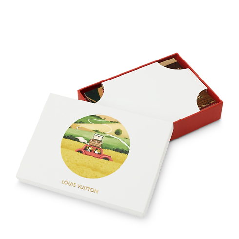 Bộ Thiệp Chúc Mừng Carnets de Palace . in Rương, Phụ kiện du lịch và Trang trí nội thất's Văn phòng phẩm Sổ tay, túi đựng bút và đồ dùng văn phòng collections by Louis Vuitton (Thu phóng sản phẩm)