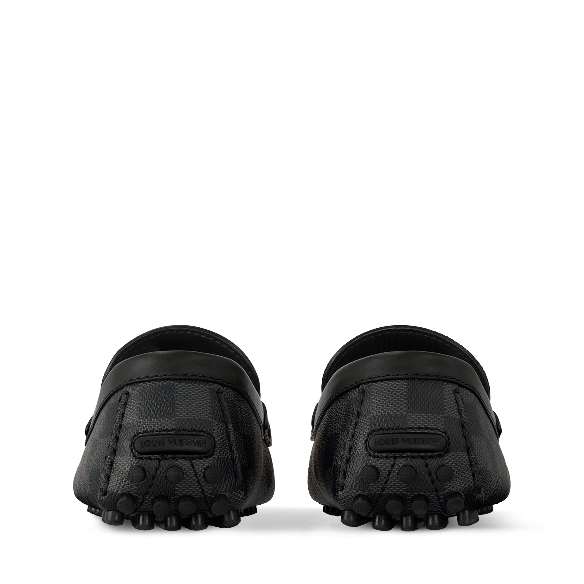 Giày Hockenheim Mocassin Damier Graphite Canvas in Đồ Nam