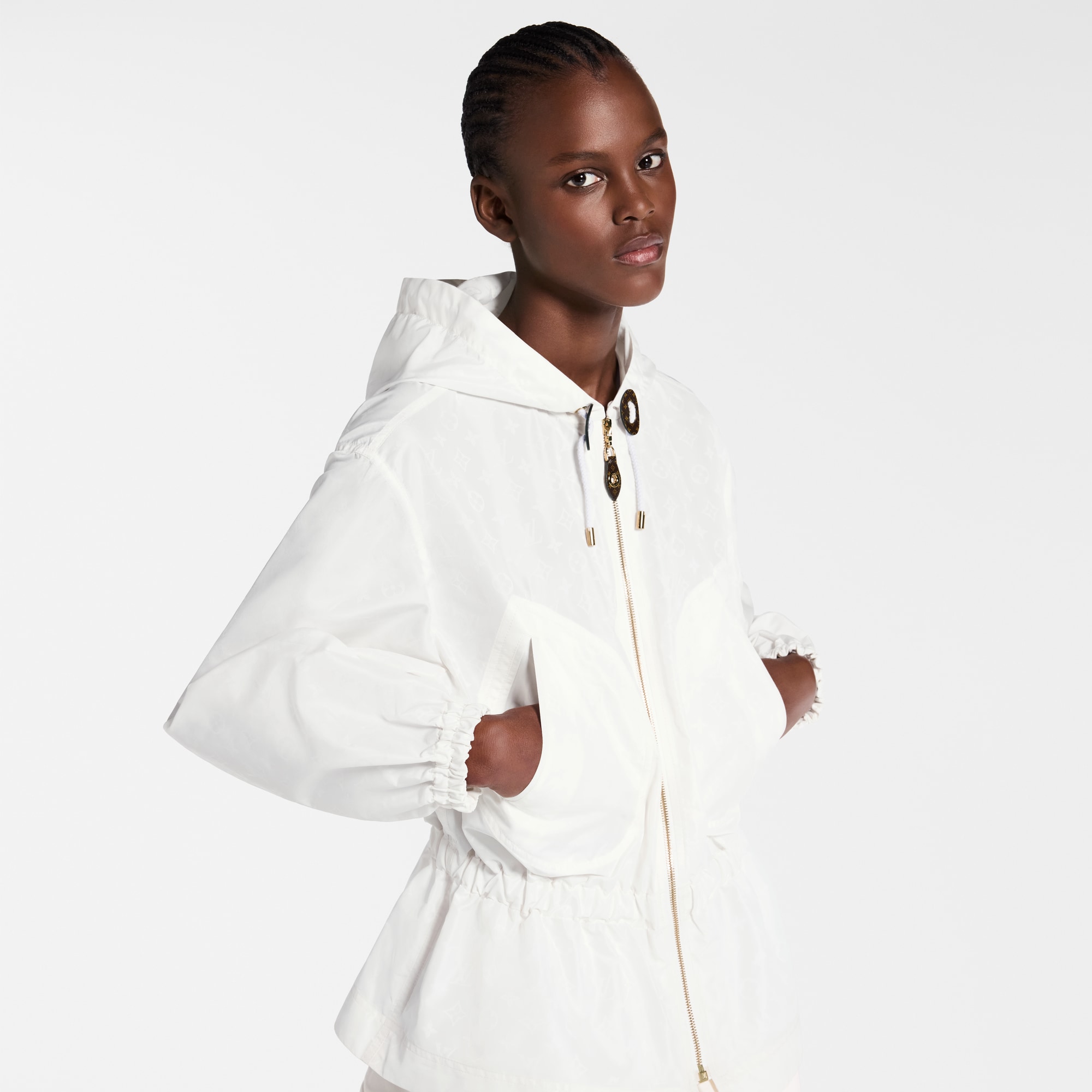 Áo Khoác Parka Họa Tiết Monogram  in Đồ Nữ