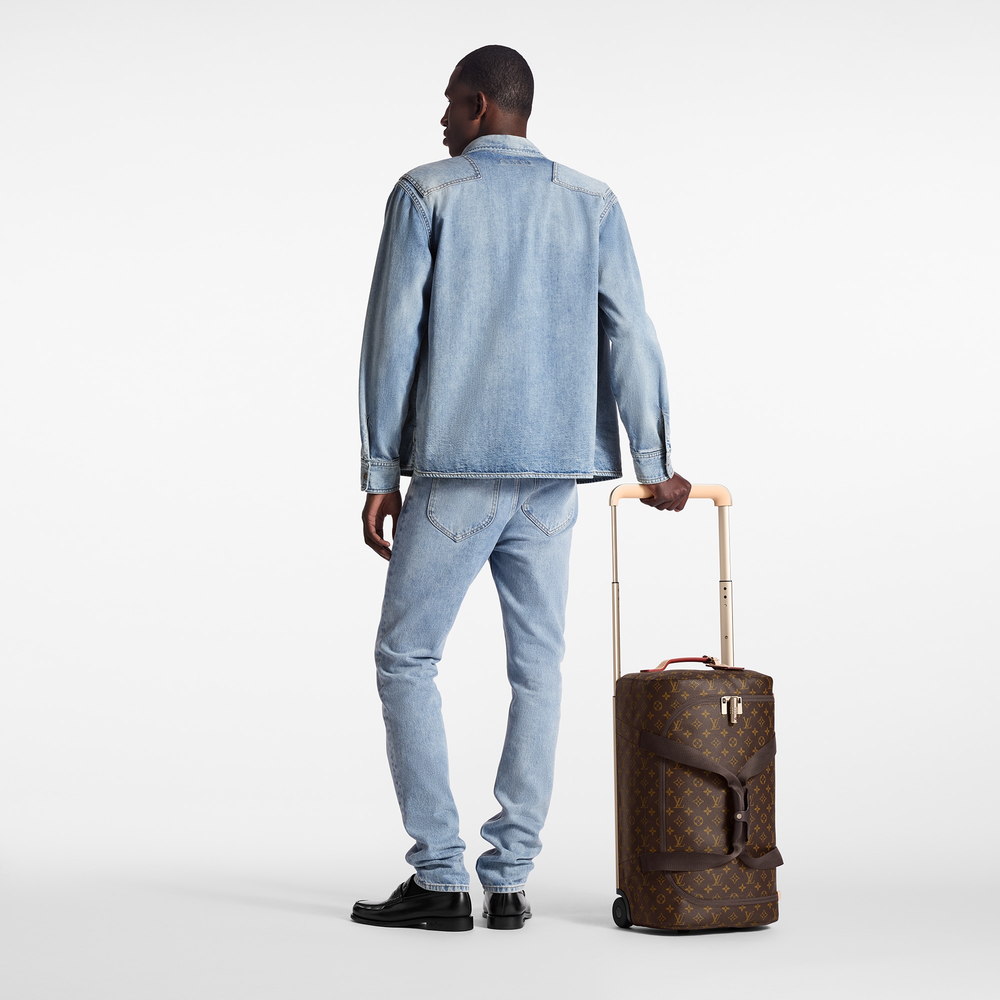 Vali Horizon Soft Duffle 55 Monogram Canvas in Đồ Nam