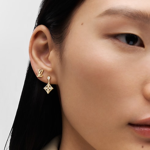 Khuyên Tai Hai Mặt Idylle Blossom - Một Chiếc in Trang sức's Danh mục sản phẩm Khuyên tai collections by Louis Vuitton (Thu phóng sản phẩm)