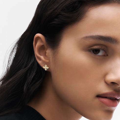 Khuyên Tai Hai Mặt Idylle Blossom - Một Chiếc in Trang sức's Danh mục sản phẩm Khuyên tai collections by Louis Vuitton (Thu phóng sản phẩm)