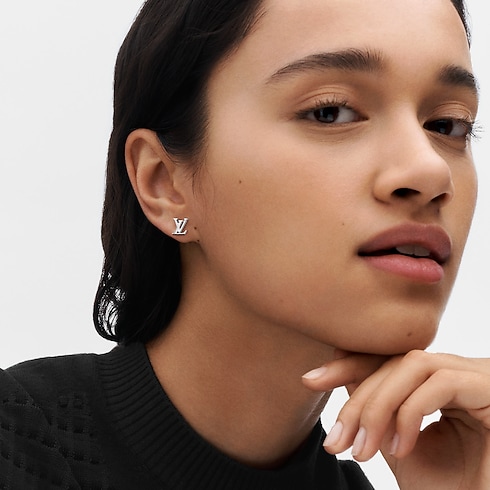 Khuyên Tai Hai Mặt Idylle Blossom - Một Chiếc in Trang sức's Danh mục sản phẩm Khuyên tai collections by Louis Vuitton (Thu phóng sản phẩm)
