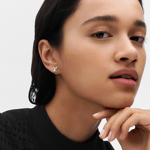 Khuyên Tai Hai Mặt Idylle Blossom - Một Chiếc in Trang sức's Danh mục sản phẩm Khuyên tai collections by Louis Vuitton (Thu phóng sản phẩm)