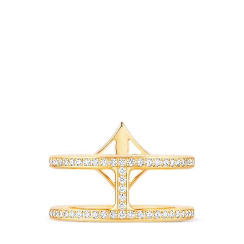 Nhẫn Idylle Blossom Two-Row in Trang sức's Danh mục sản phẩm Tất cả Trang sức collections by Louis Vuitton (Thu phóng sản phẩm)