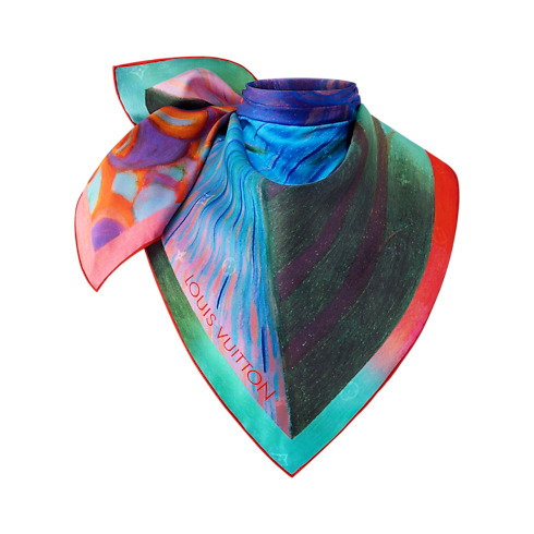 Khăn Lụa Vuông Iris Spring 90 . in Đồ Nữ's Phụ kiện Khăn lụa collections by Louis Vuitton (Thu phóng sản phẩm)