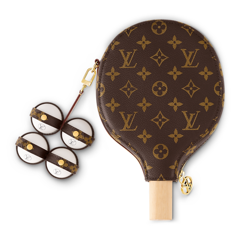 Bộ Chơi Bóng Bàn James Monogram in Rương, Phụ kiện du lịch và Trang trí nội thất's Thể thao và Giải trí } collections by Louis Vuitton (Thu phóng sản phẩm)