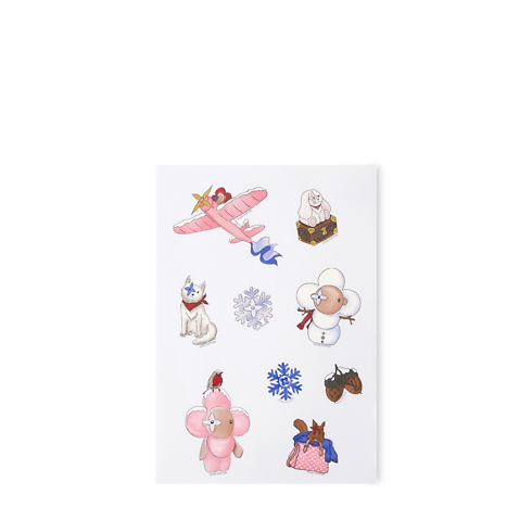 Sổ Tay Jane MM Và Nhãn Dán . in Rương, Phụ kiện du lịch và Trang trí nội thất's Văn phòng phẩm Sổ tay, túi đựng bút và đồ dùng văn phòng collections by Louis Vuitton (Thu phóng sản phẩm)