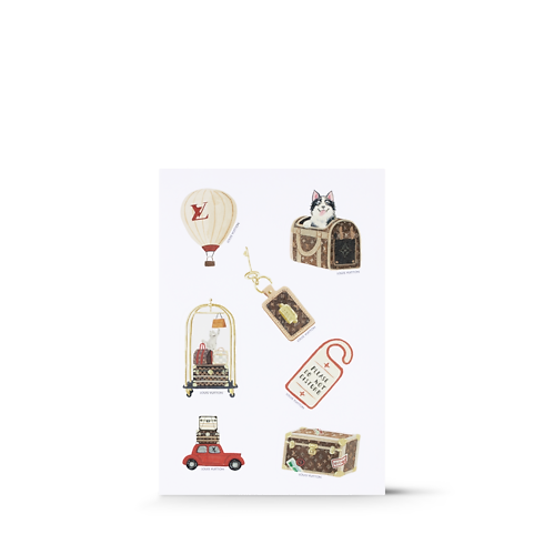 Sổ Tay Jane MM Và Nhãn Dán Carnets de Palace Sunset . in Rương, Phụ kiện du lịch và Trang trí nội thất's Văn phòng phẩm Sổ tay, túi đựng bút và đồ dùng văn phòng collections by Louis Vuitton (Thu phóng sản phẩm)