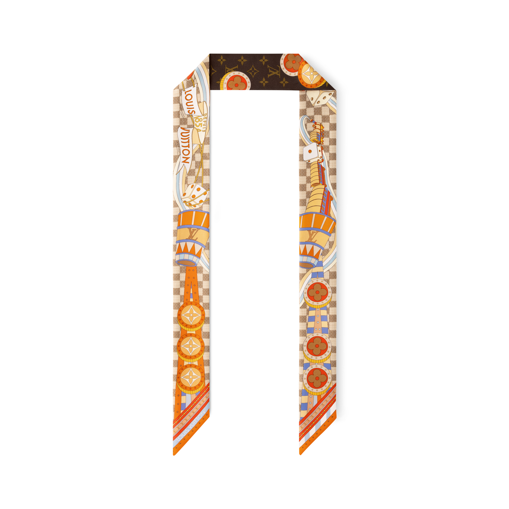 Khăn Lụa Jeu De Voyage BB . in Đồ Nữ