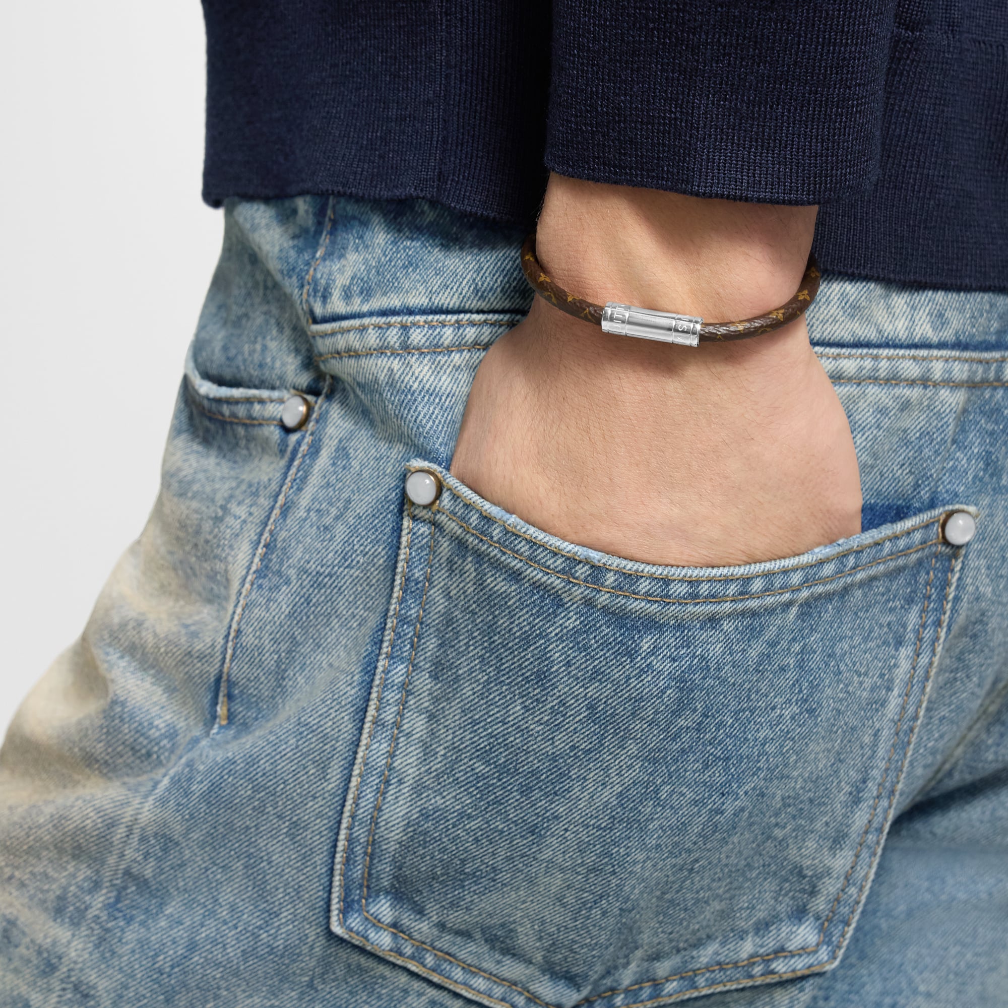 Vòng Tay Keep It Monogram Eclipse in Đồ Nam