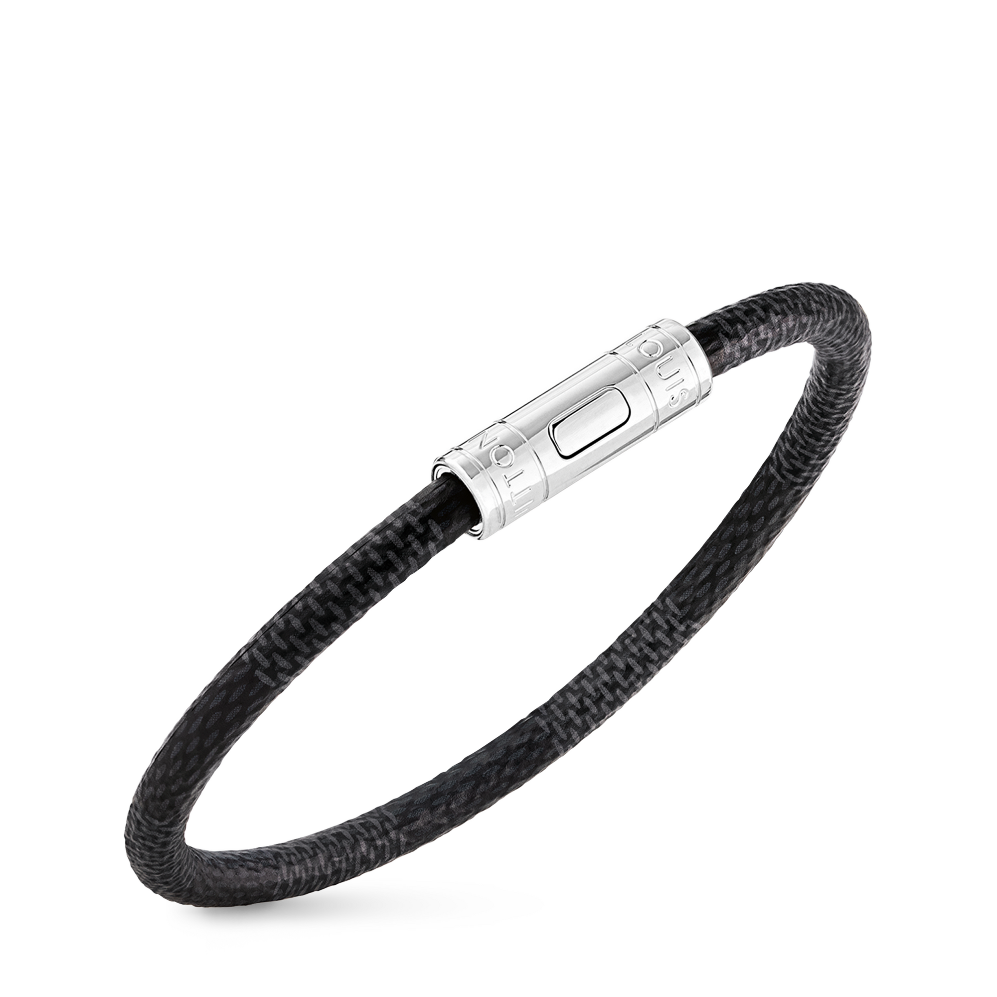 Vòng Tay Keep It Damier Graphite in Đồ Nam