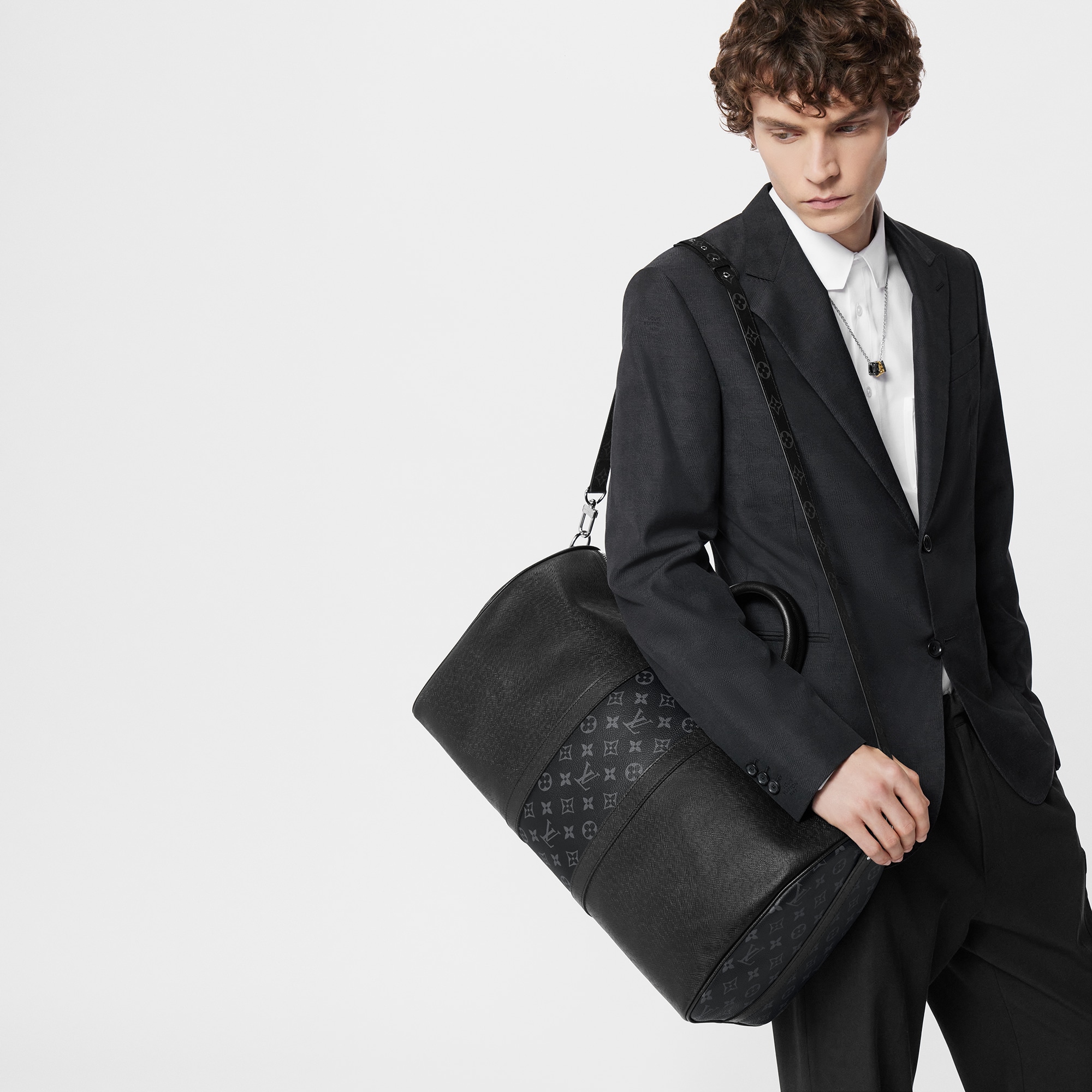 Túi Keepall 50 Bandoulière Taigarama in Túi và Phụ kiện bằng da
