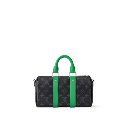 Túi Keepall Bandoulière 25 Monogram Eclipse in Túi và Phụ kiện bằng da's Túi xách nam Túi biểu tượng collections by Louis Vuitton (Thu phóng sản phẩm)
