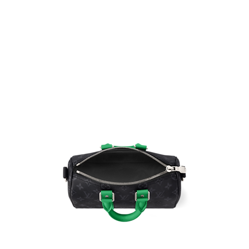 Túi Keepall Bandoulière 25 Monogram Eclipse in Túi và Phụ kiện bằng da's Túi xách nam Túi biểu tượng collections by Louis Vuitton (Thu phóng sản phẩm)