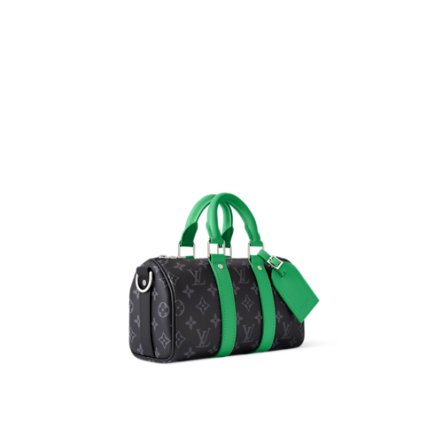 Túi Keepall Bandoulière 25 Monogram Eclipse in Túi và Phụ kiện bằng da's Túi xách nam Túi biểu tượng collections by Louis Vuitton (Thu phóng sản phẩm)