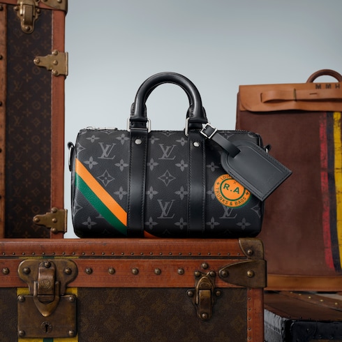 Túi Keepall Bandoulière 25 Monogram Eclipse in Đồ Nam's Túi Tất cả Túi collections by Louis Vuitton