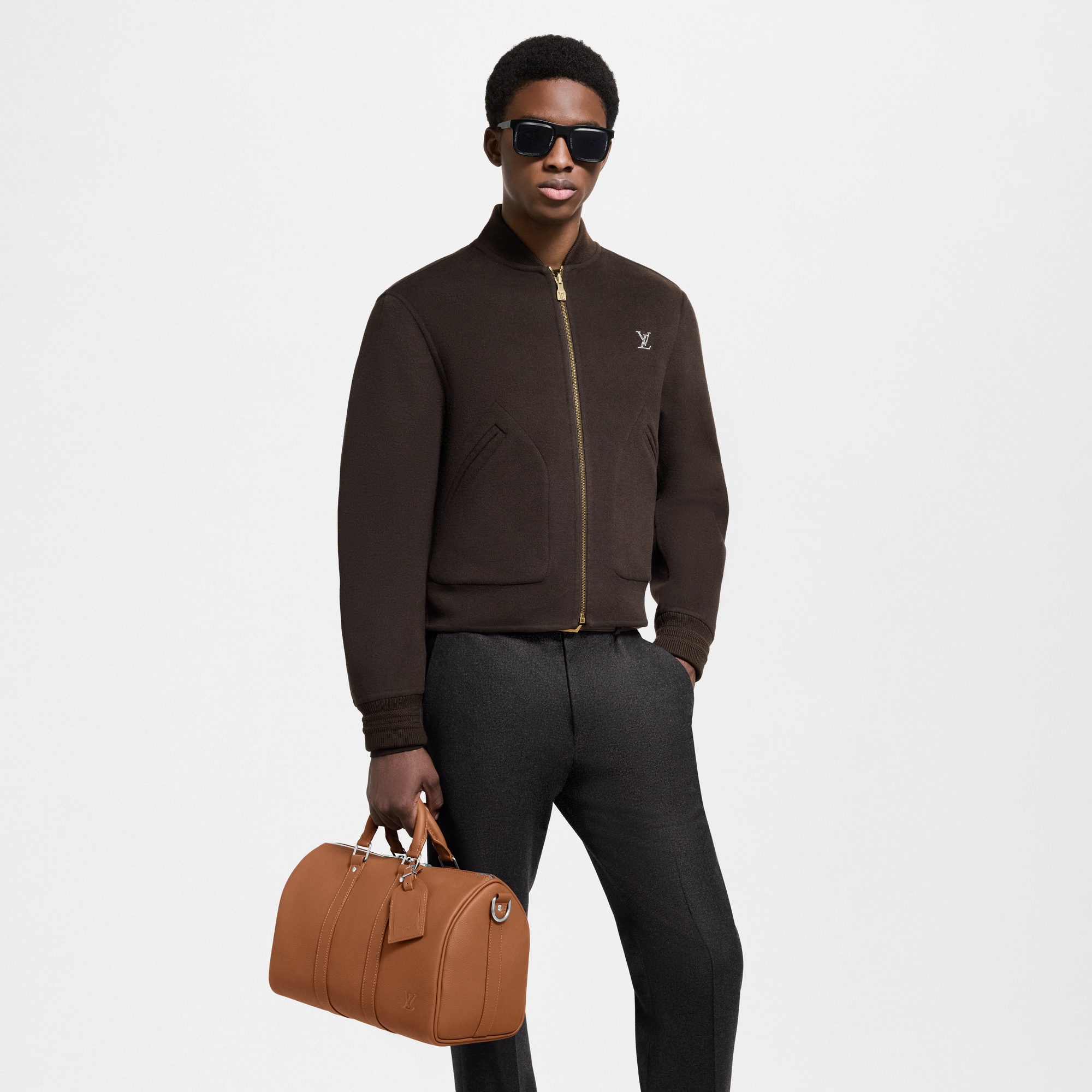 Túi Keepall Bandoulière 35 LV Aerogram in Túi và Phụ kiện bằng da