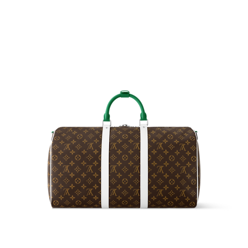 Túi Keepall Bandoulière 50 Monogram Macassar in Túi và Phụ kiện bằng da's Túi xách nam Túi biểu tượng collections by Louis Vuitton (Thu phóng sản phẩm)