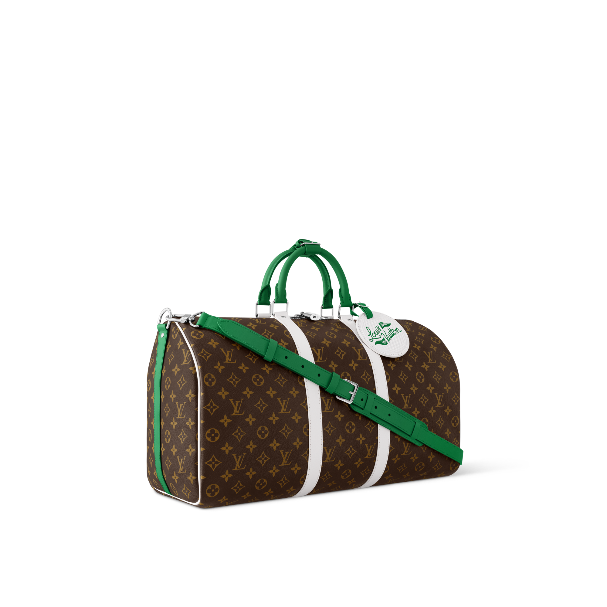 Túi Keepall Bandoulière 50 Monogram Macassar in Túi và Phụ kiện bằng da