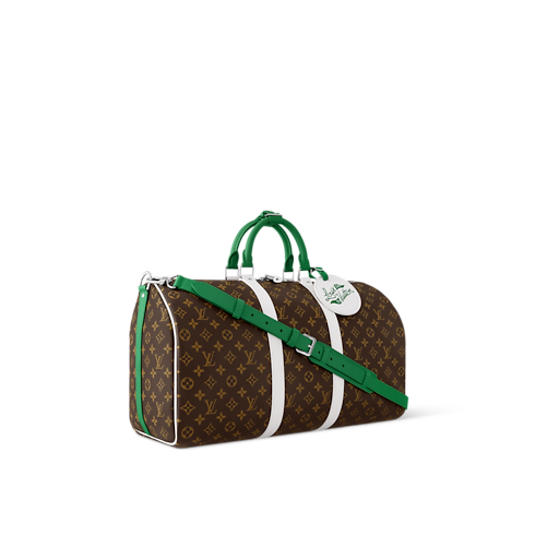 Túi Keepall Bandoulière 50 Monogram Macassar in Túi và Phụ kiện bằng da's Túi xách nam Túi biểu tượng collections by Louis Vuitton (Thu phóng sản phẩm)