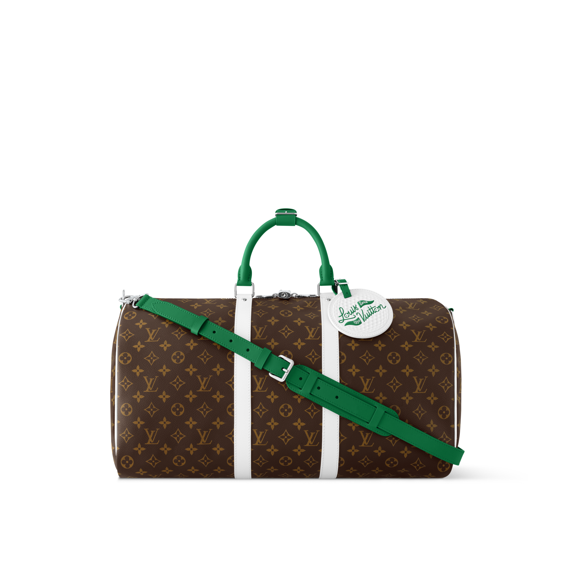 Túi Keepall Bandoulière 50 Monogram Macassar in Túi và Phụ kiện bằng da